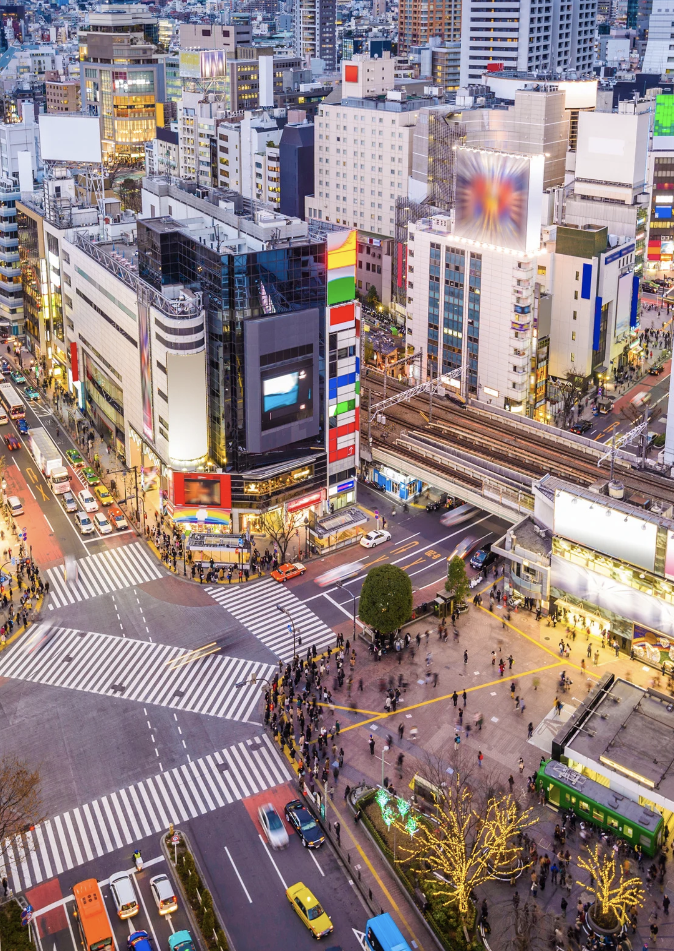 Luxury travel for families with teens in Tokyo at night